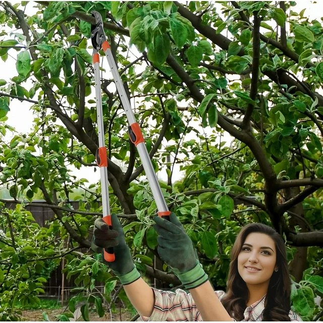 Lefree Yard Loppers Retractable Garden Pruning Shears Hand Tool Tree Cutter