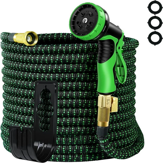 Expandable Garden Hose Lightweight Flexible Water Hoses Green